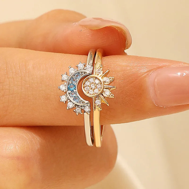 Anillo Luna y Sol