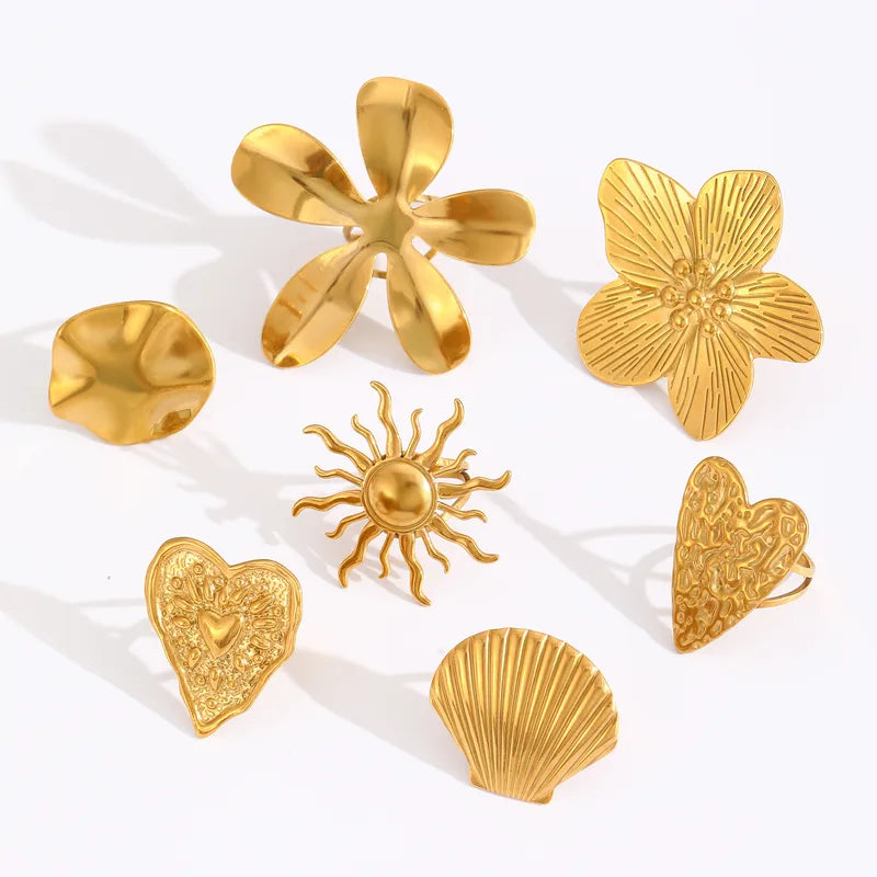 Anillos abiertos estilo clásico