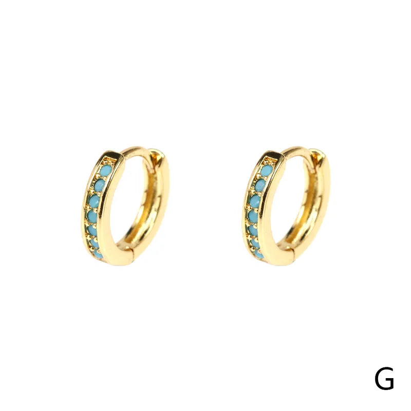 Arracada con zirconia