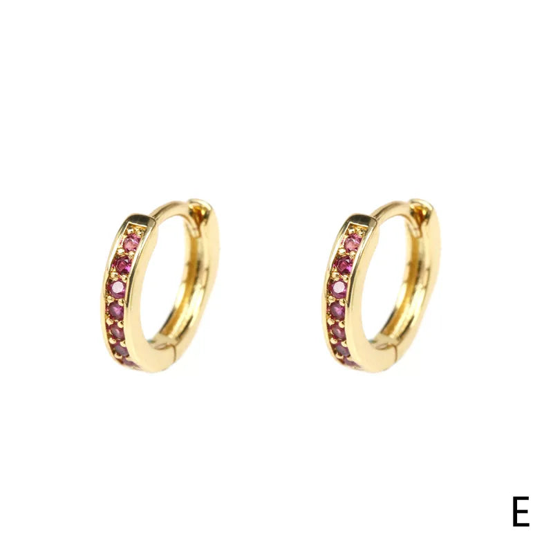Arracada con zirconia