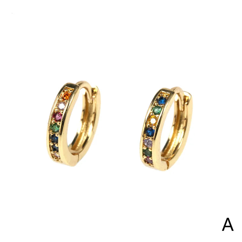 Arracada con zirconia