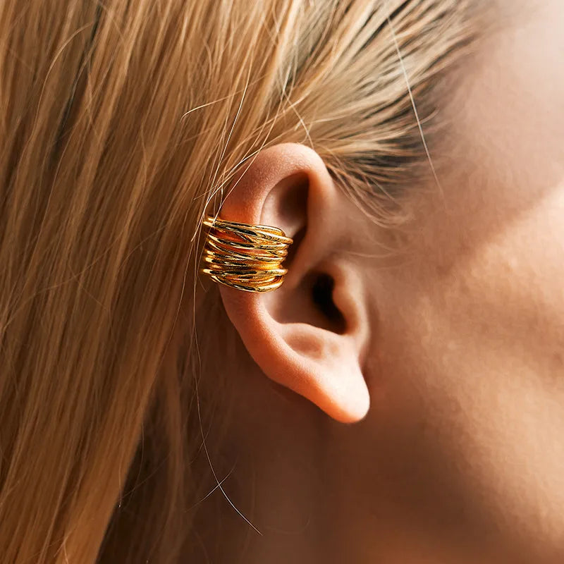 Ear Cuff Dorado Varios Modelos