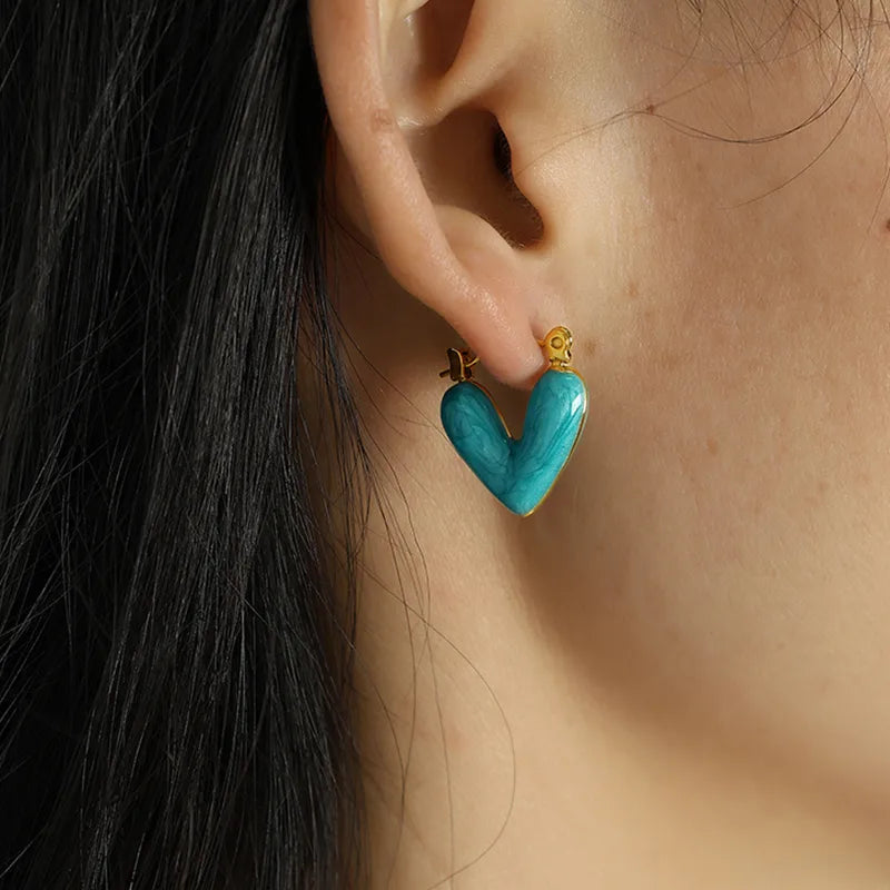 Pendientes de esmalte
