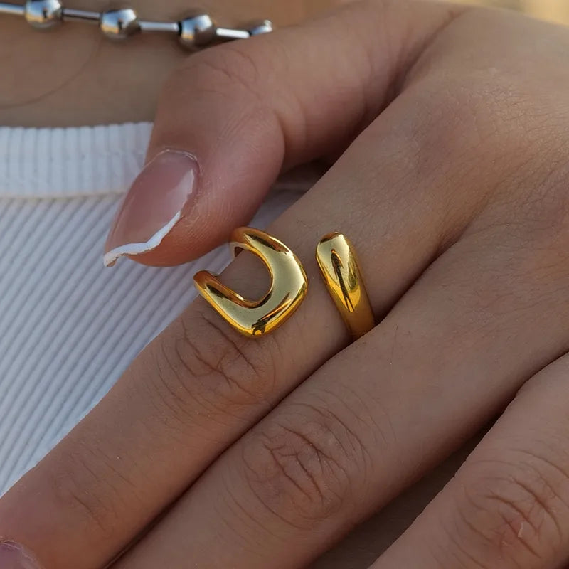 Anillos abiertos estilo clásico