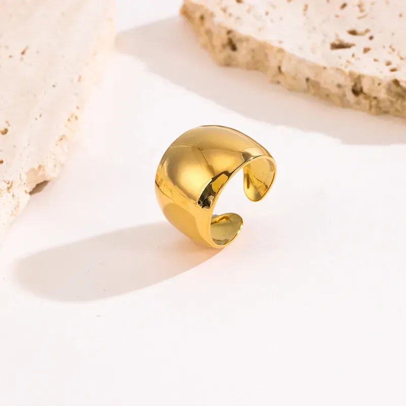 Anillo retro color solido