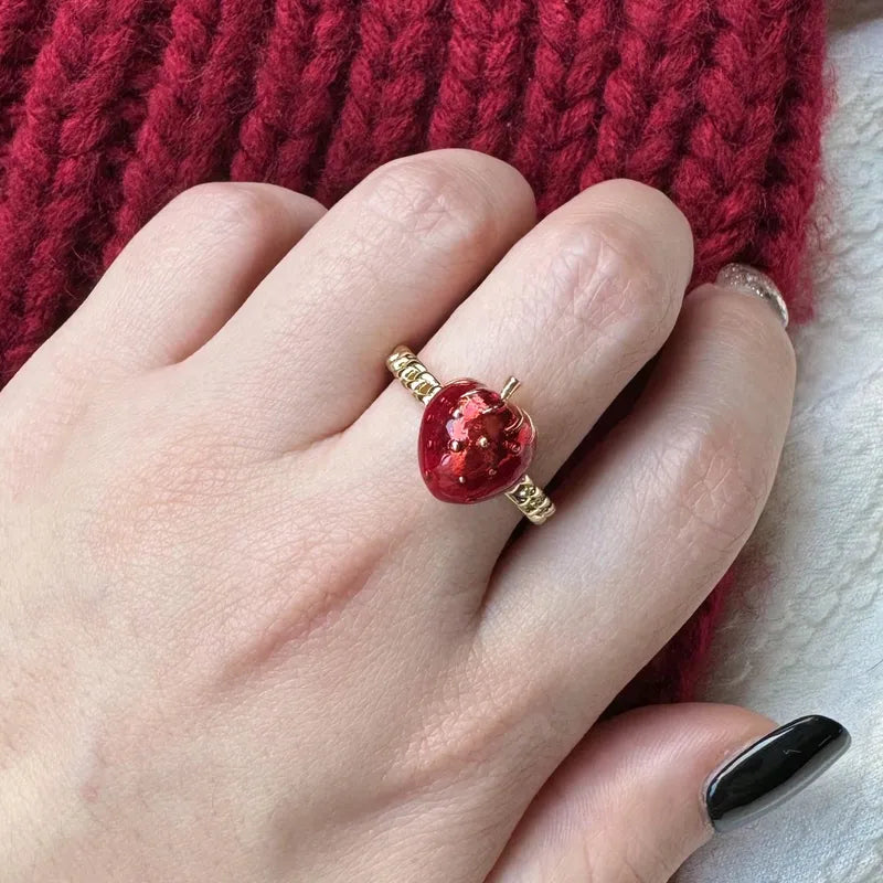 Anillos vintage frutas