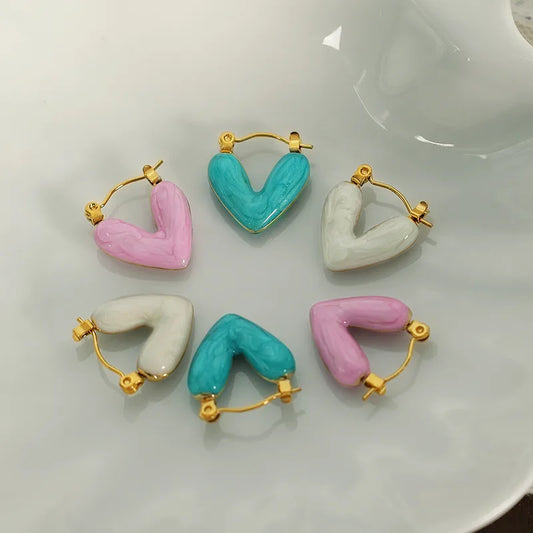Pendientes de esmalte